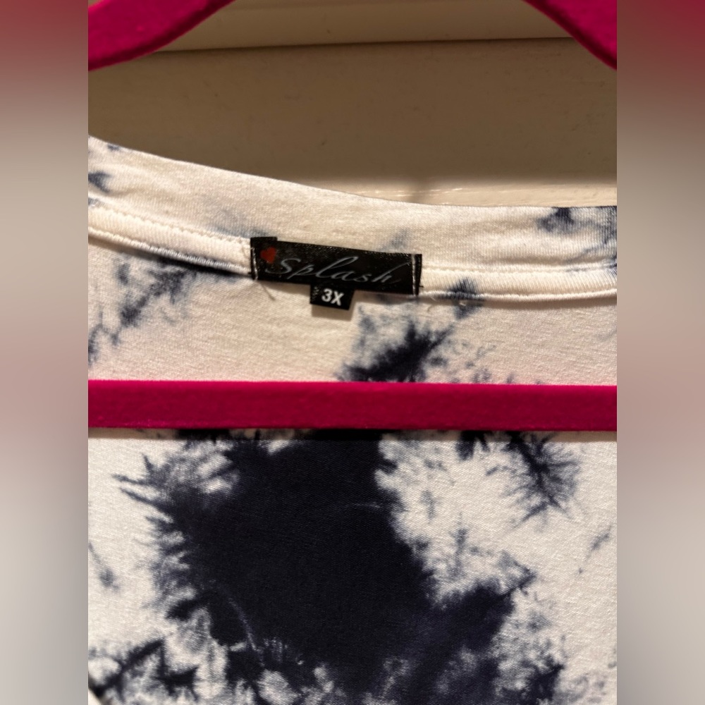 Tie dye dark blue tshirt